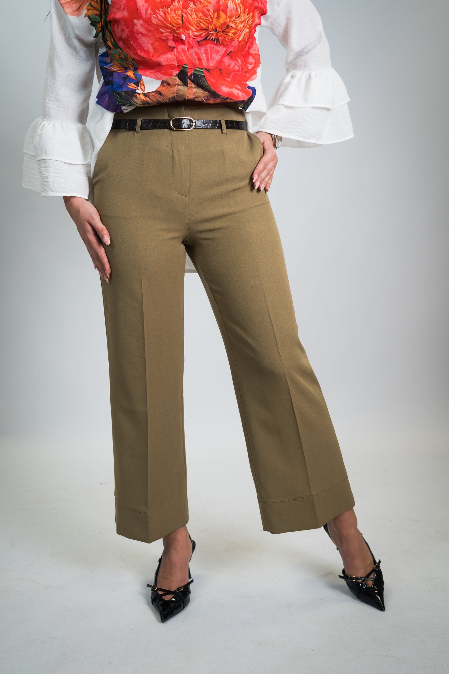 Hlače Soraya Zelena