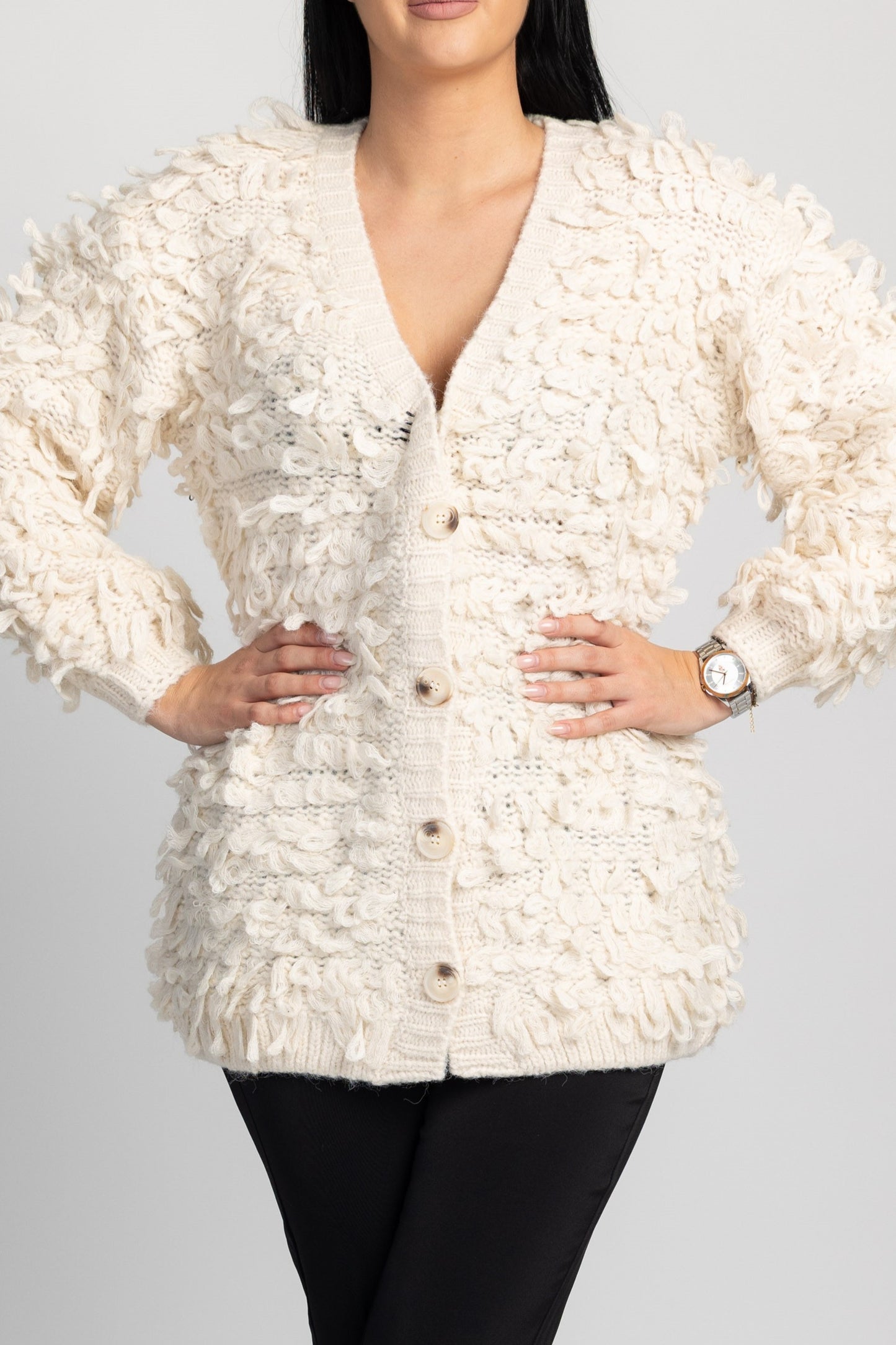 Kardigan Velura Bež