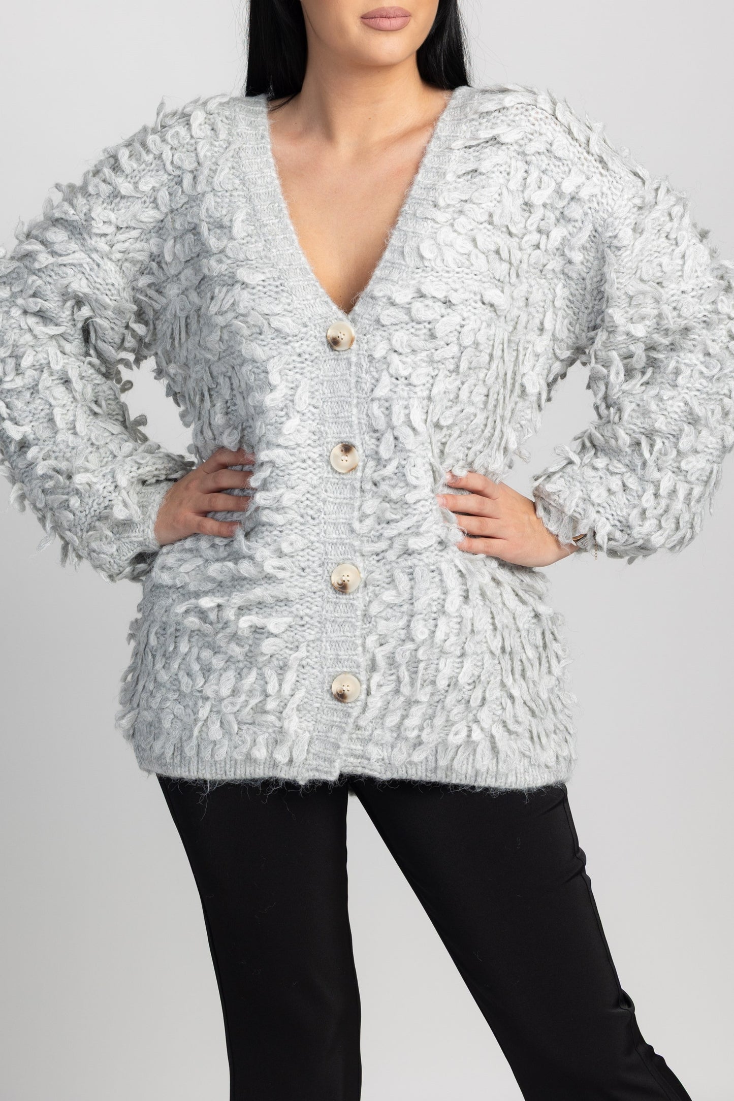 Kardigan Velura Siva